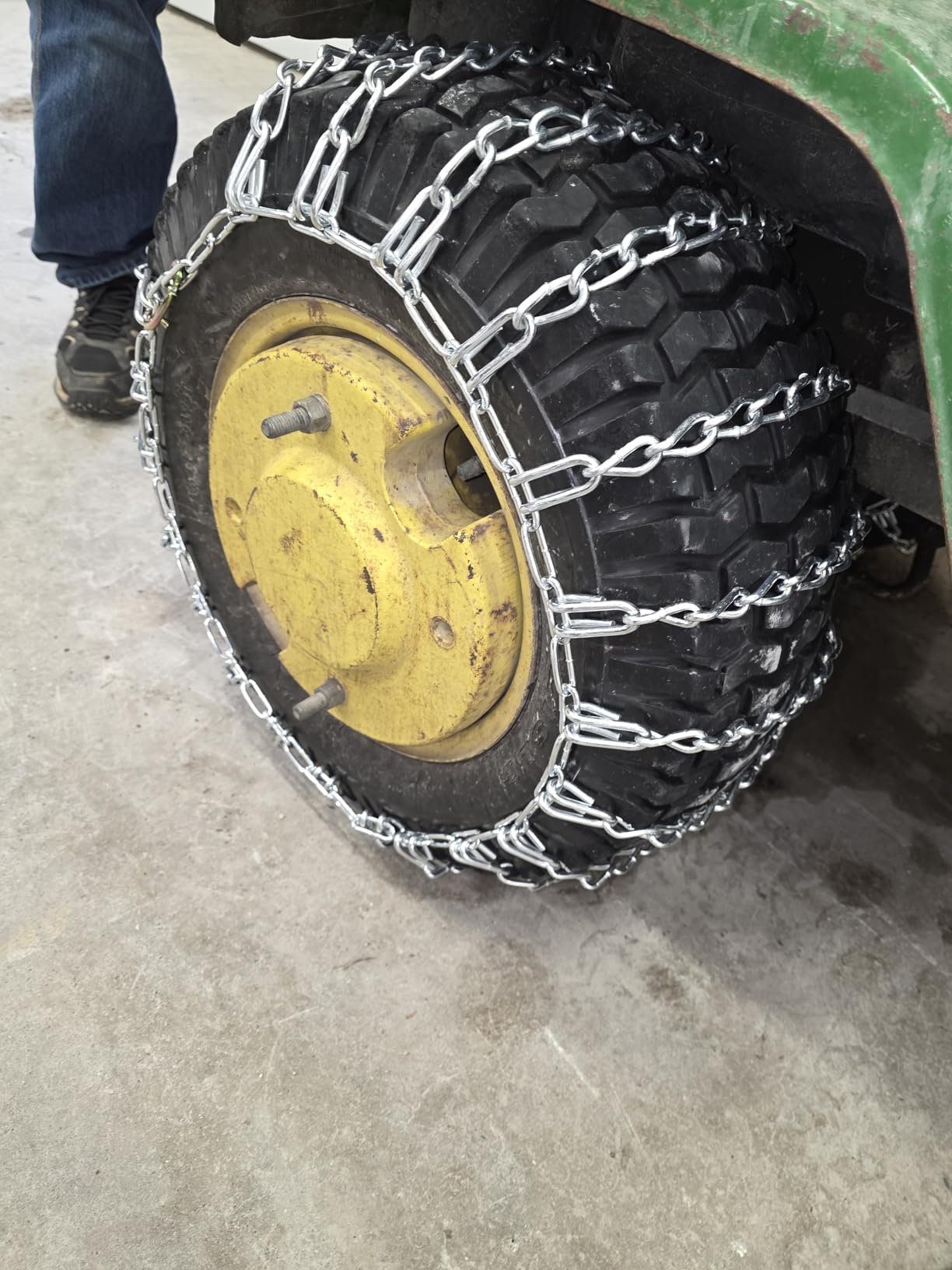 The ROP Shop Pair of 2 Link Tire Chains & Tensioners 20x10x8 customer photo 2