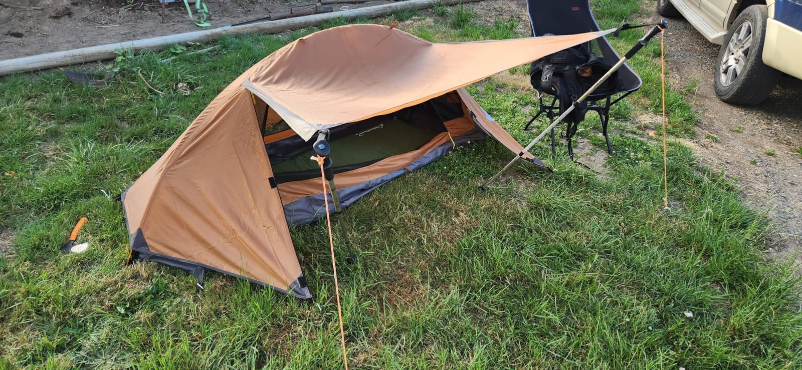 camppal 1 Person Tent for Camping Hiking Mountain Hunting Backpacking Tents 4 Season Resistance to Windproof Rainproof and Waterproof customer photo 1