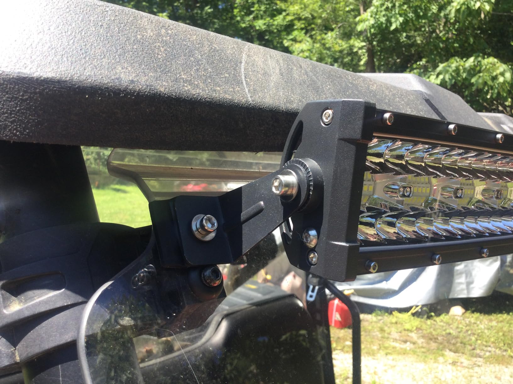 Triple Row Curved 32Inch LED Light Bar 2x4Inch Strobe Pods customer photo 1