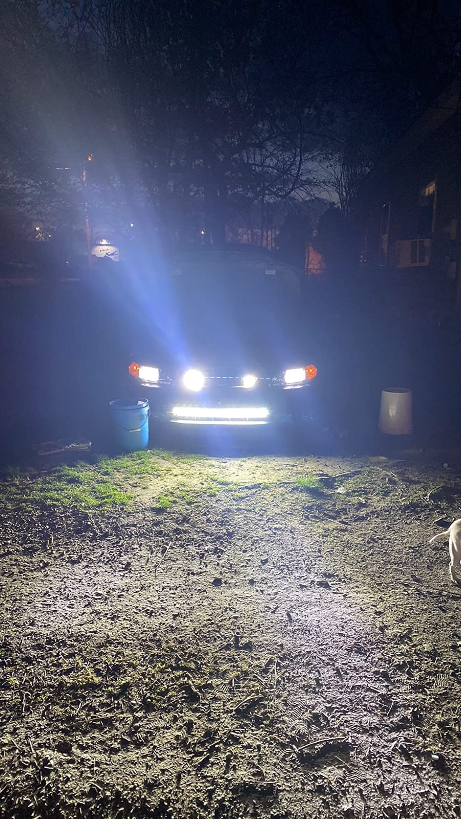 Triple Row Curved 32Inch LED Light Bar 2x4Inch Strobe Pods customer photo 2