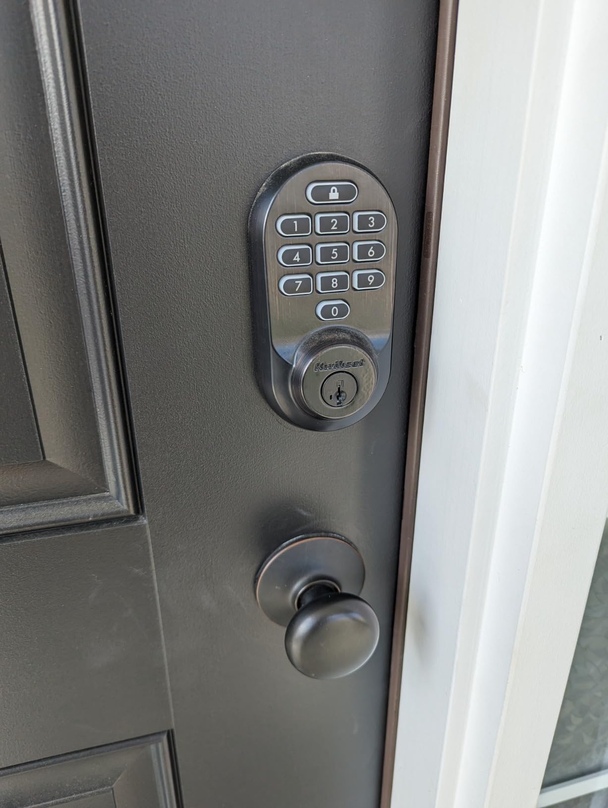 Kwikset Halo Wi-Fi Smart Lock, Keypad Keyless Entry Door Deadbolt customer photo 2