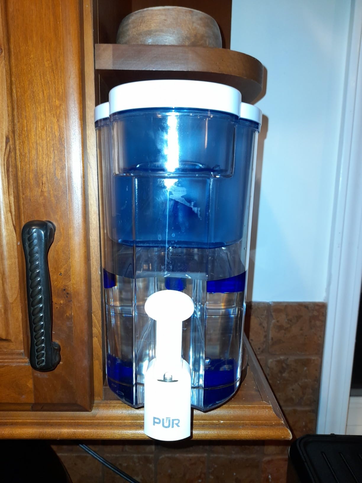 PUR 30-Cup Countertop Water Filter Dispenser, White/Blue, DS1800Z customer photo 2