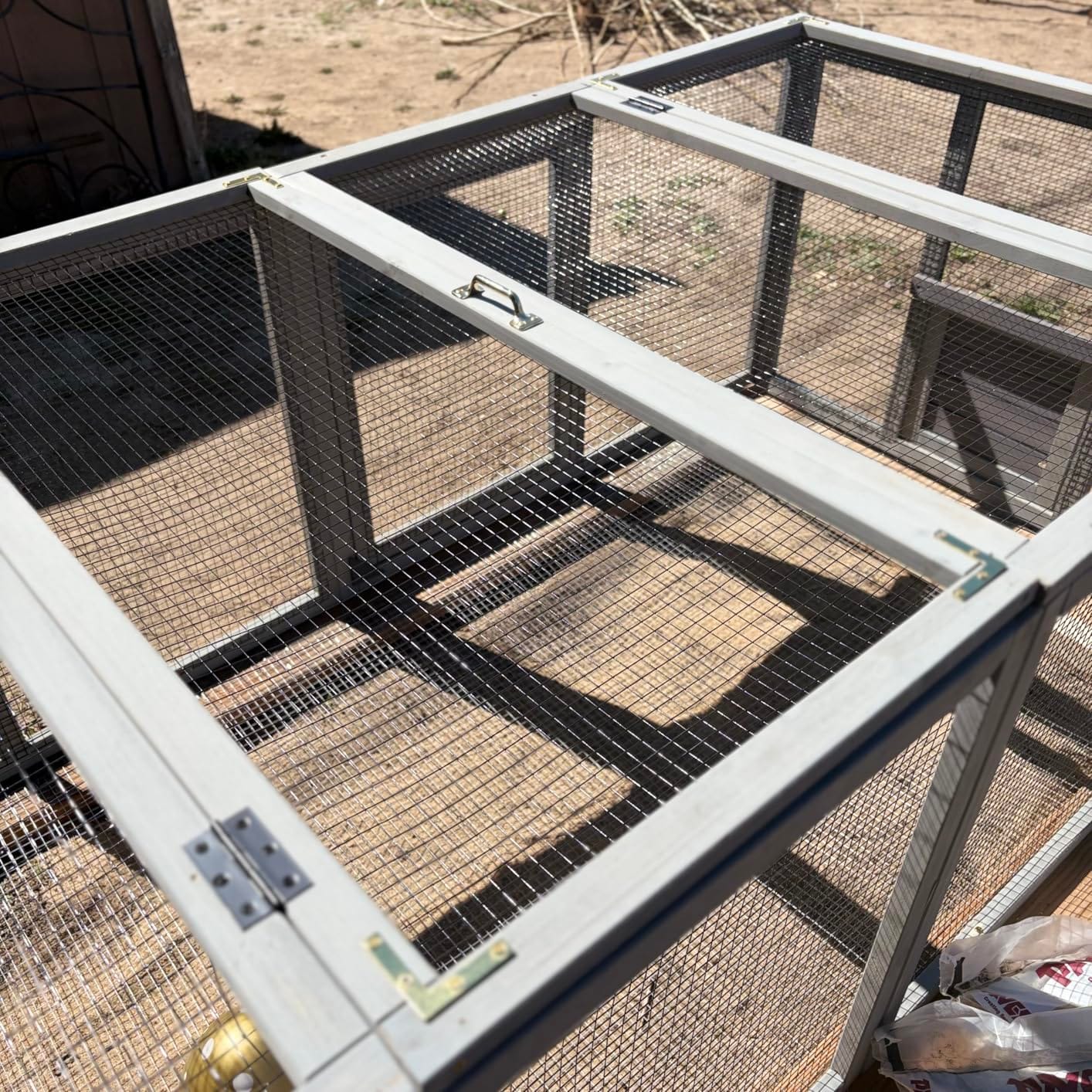 Aivituvin Walk in Chicken Coop, Chicken House Coop, Chicken Coop for 8 Chickens, Outdoor Poultry Duck Enclosure Small Animal Playpen - Easy Clean PVC Layer Included customer photo 1