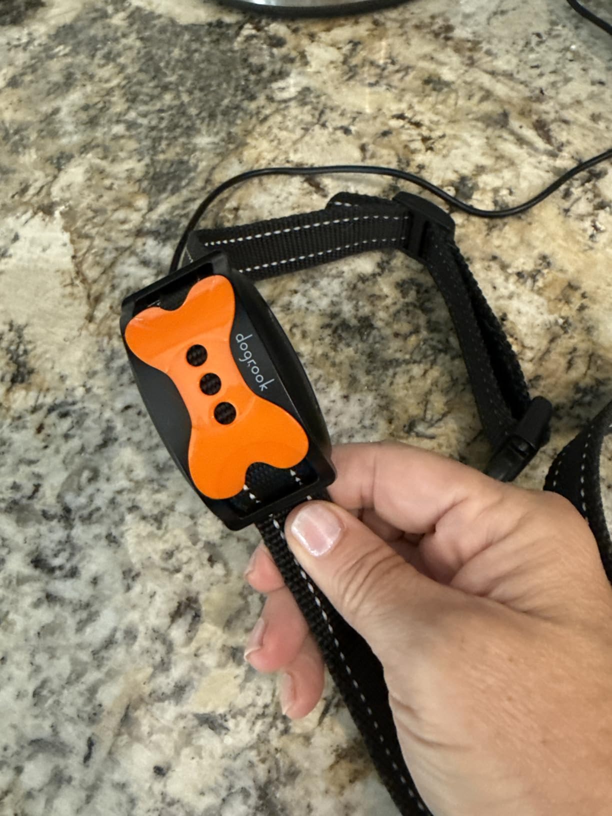 Dogrook Humane No Shock Rechargable Beep & Vibration Bark Collar for Dogs customer photo 1