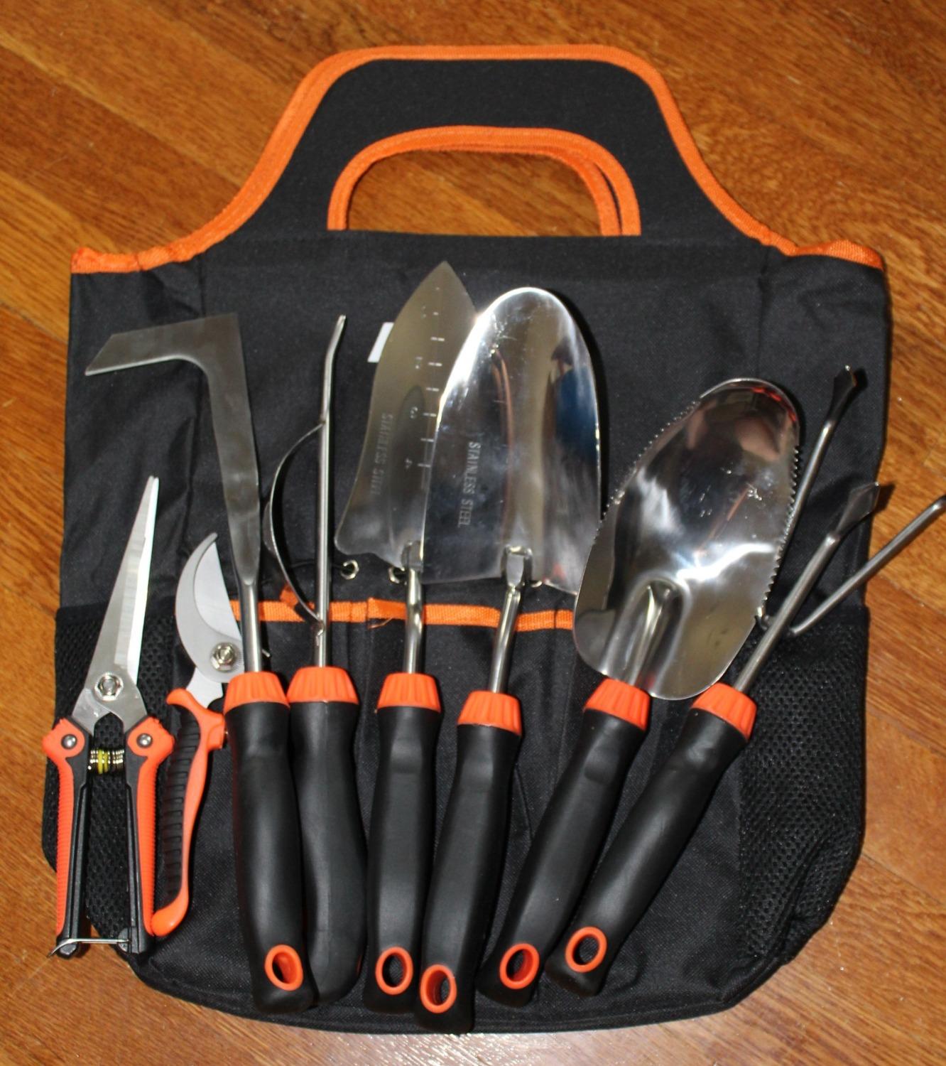 9 Piece Garden Tool Set, Heavy Duty Gardening Hand Tools Kit customer photo 1