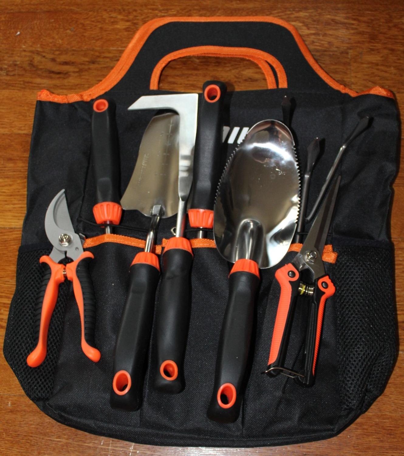 9 Piece Garden Tool Set, Heavy Duty Gardening Hand Tools Kit customer photo 2