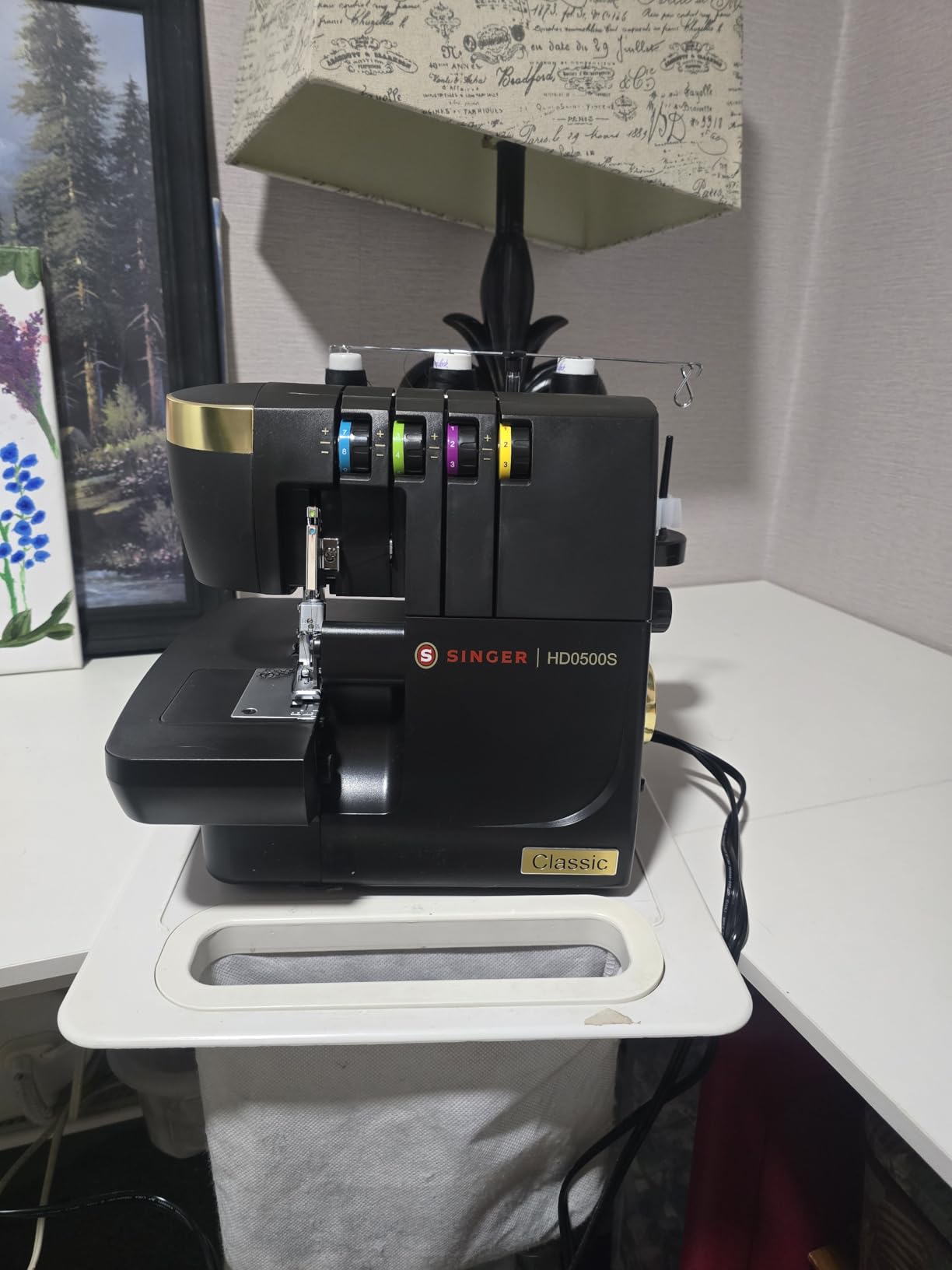SINGER® X5004-HD Serger Overlock Machine, 2-3-4 Thread Capability customer photo 1
