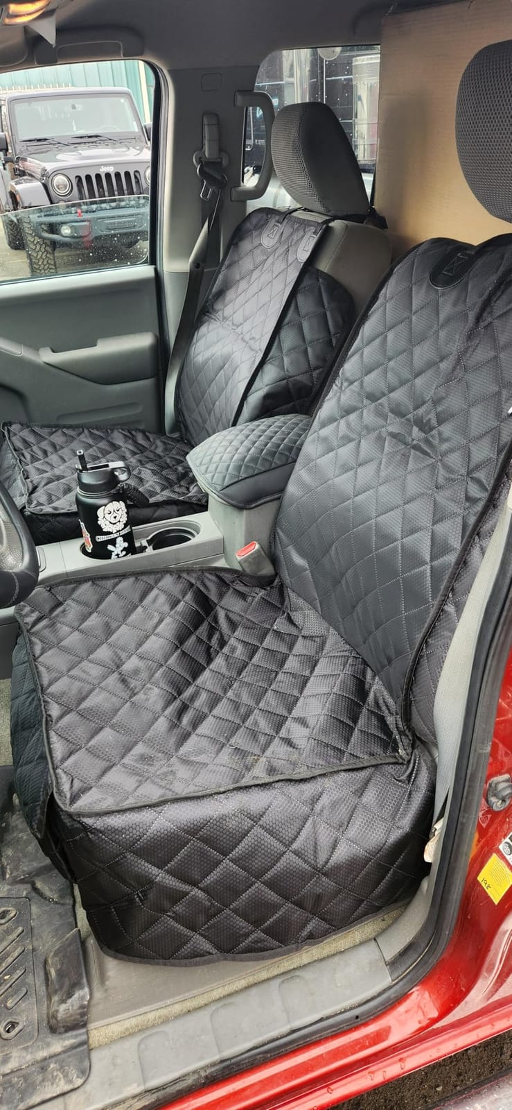 PETICON Waterproof Front Seat Car Cover 2 Pack, Full Protection customer photo 1