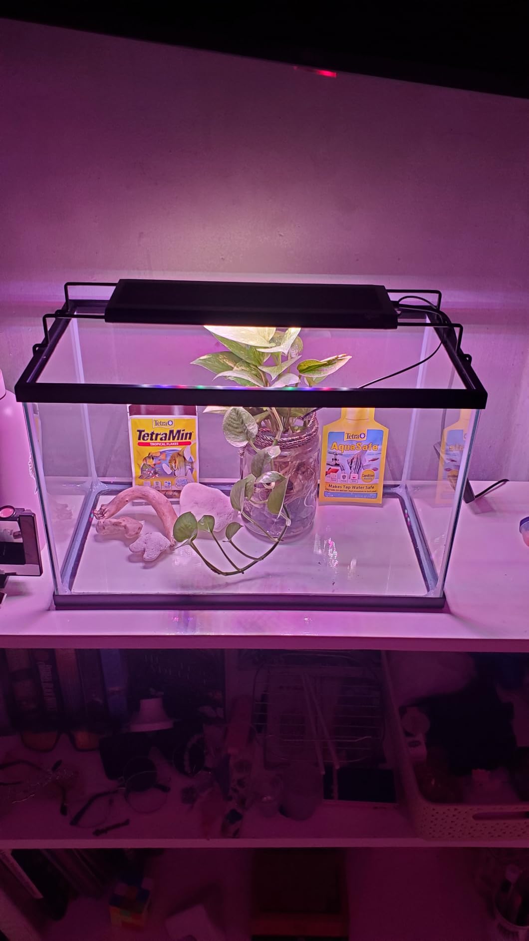 Tetra 29 Gallon Glass Aquarium, Rectangular Fish Tank customer photo 1