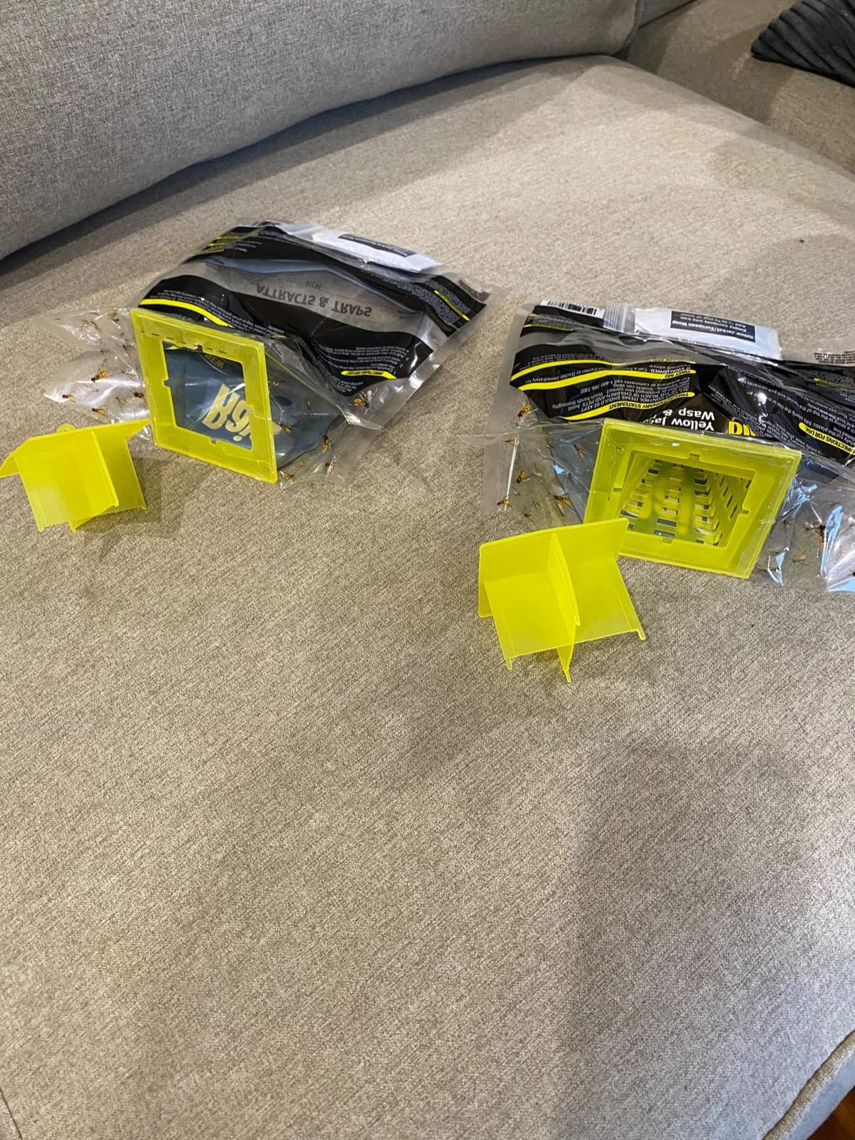 Raid Yellow Jacket, Wasp & Hornet Trap, 3 Pack, Disposable, Convenient, Hanging Fly Trap Bags with Food-Based Lure, No-Spray Outdoor Fly Traps Suitable Defense for Yards, Patios & Campsites customer photo 1