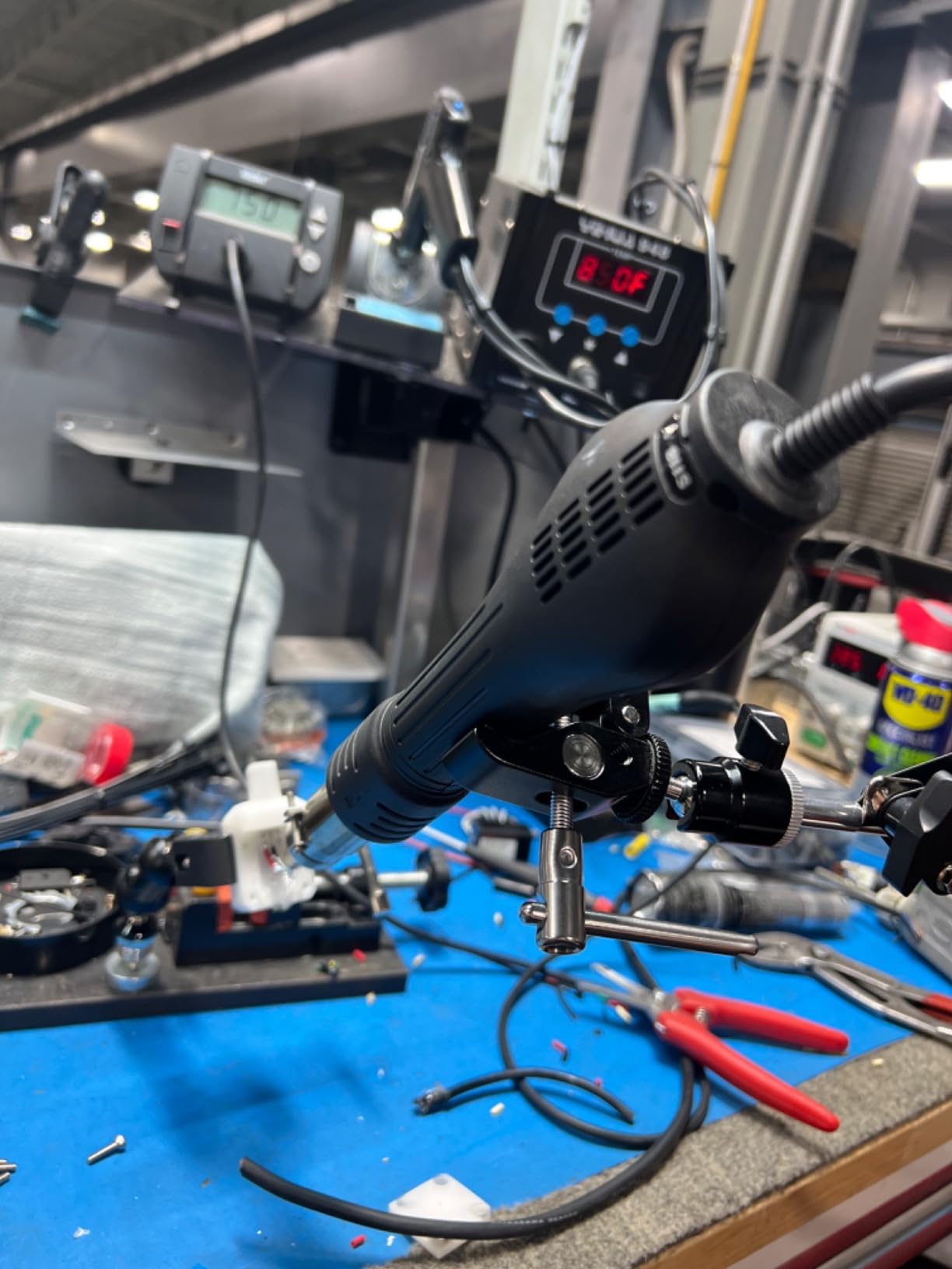YIHUA 959D-Digital Hot Air Rework Station, High Power with 3 Memories, Airflow Efficiency, °F /°C Display, Accurate Temp.(212°F~932°F), Brushed Aluminum Panel & Safety Features customer photo 2