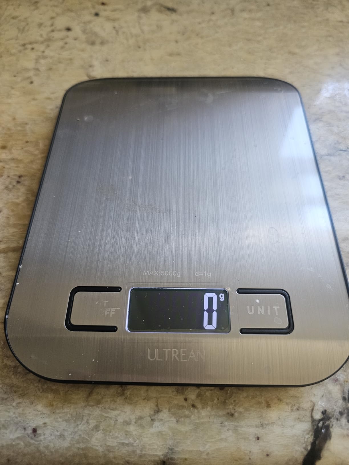Ultrean Food Scale, Digital Kitchen Scale with LCD Display, Weight Grams and Ounces for Baking Cooking and Meal Prep, 6 Units with Tare Function, 304 Stainless Steel, 11lb (Batteries Included) customer photo 2