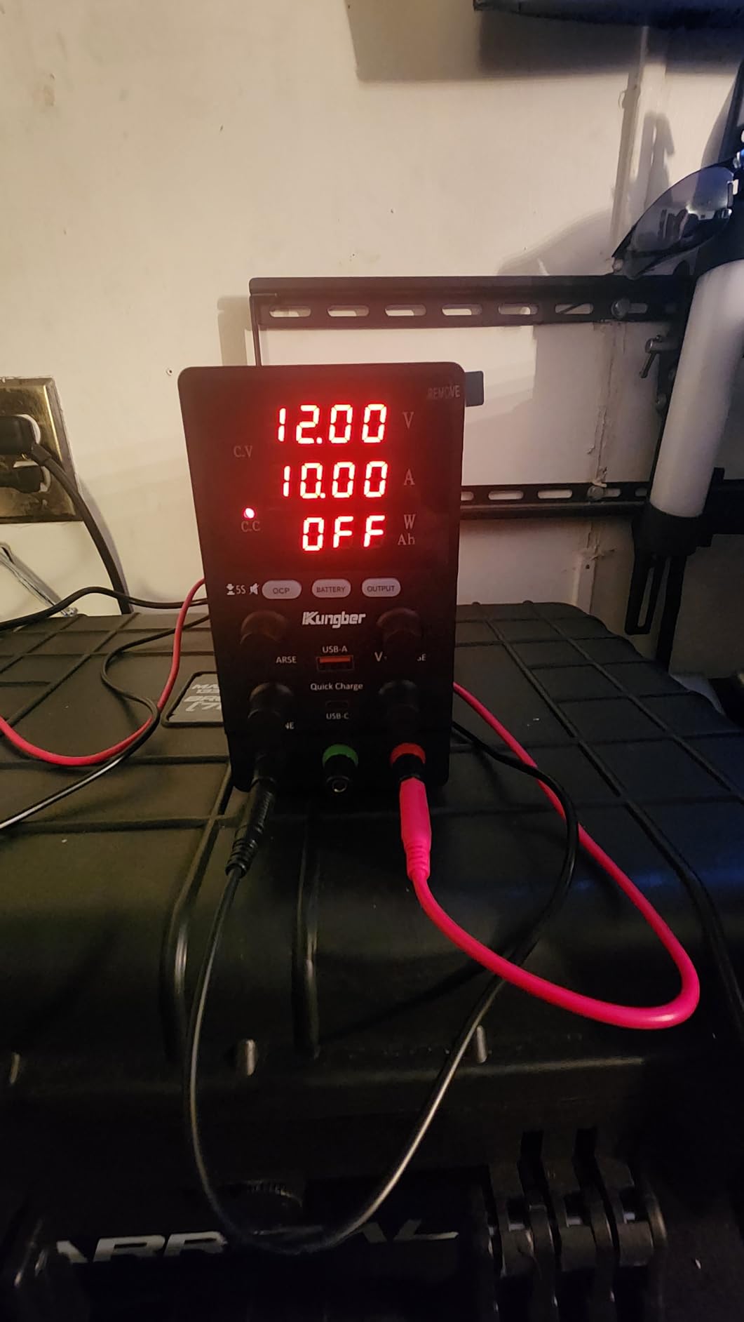 DC Power Supply Variable, 30V 10A Adjustable Switching Regulated DC Bench Power Supply with Intelligent Charging Mode, 18W USB Interface, Precision Encoder Knob (Black) customer photo 2