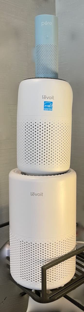 Levoit Air Purifier for Home Pets Bedroom Dorm Room, Smart & Voice Control | AHAM VERIFIDE, 3-in-1 Filter With HEPA Sleep Mode, for Pollen, Pollutants, Smoke, Dander, Dust, Pet Hair, Core 200S-P, White customer photo 1