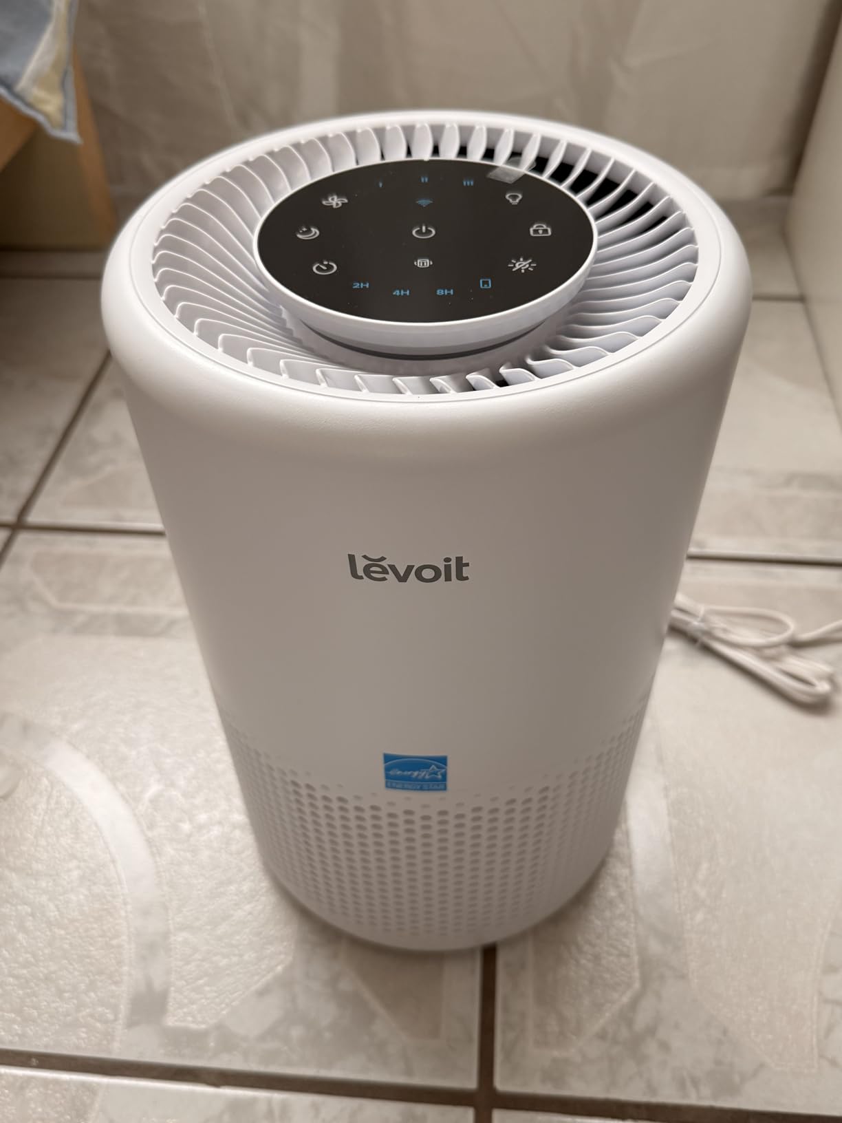 Levoit Air Purifier for Home Pets Bedroom Dorm Room, Smart & Voice Control | AHAM VERIFIDE, 3-in-1 Filter With HEPA Sleep Mode, for Pollen, Pollutants, Smoke, Dander, Dust, Pet Hair, Core 200S-P, White customer photo 2