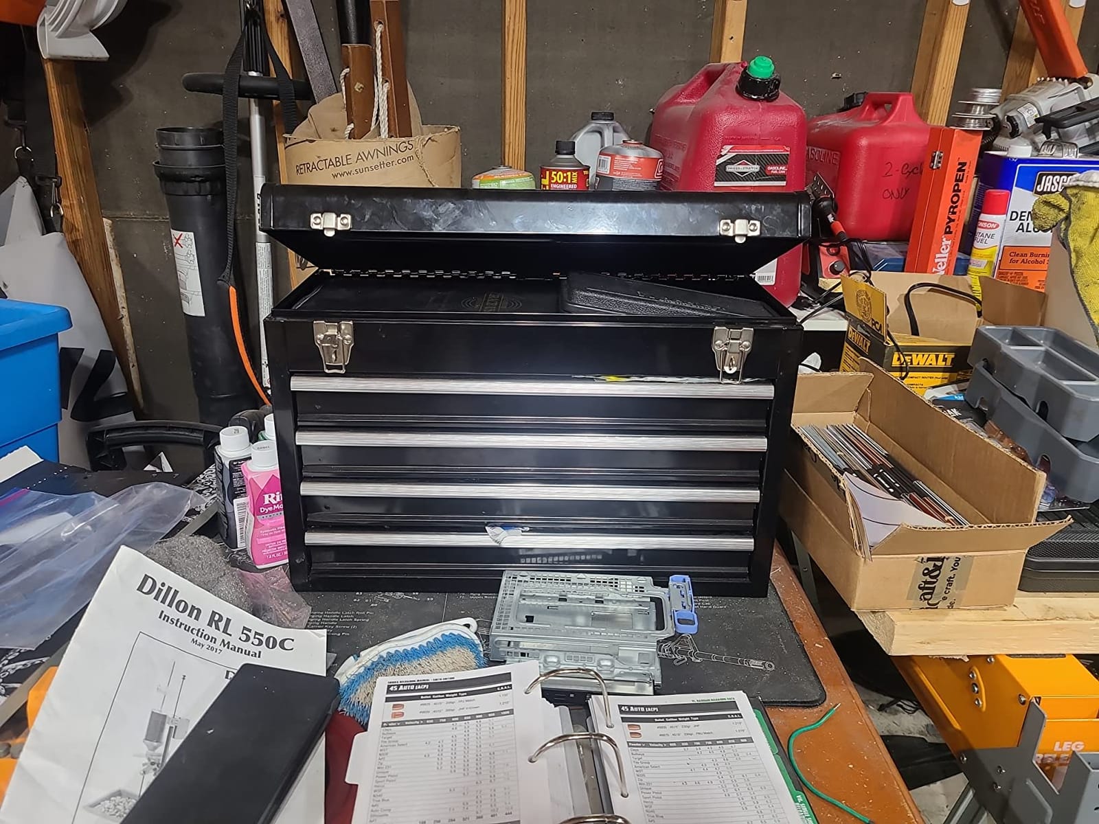 Workington Portable Metal Tool Chest with 4 Drawers, 20