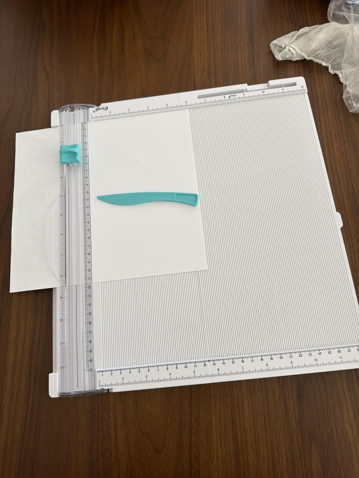 Ecraft Paper trimmer Scoring Board: 12 x12 inch craft paper cutter - folding & Scorer for cover of book & Gift box and Photo etc customer photo 2