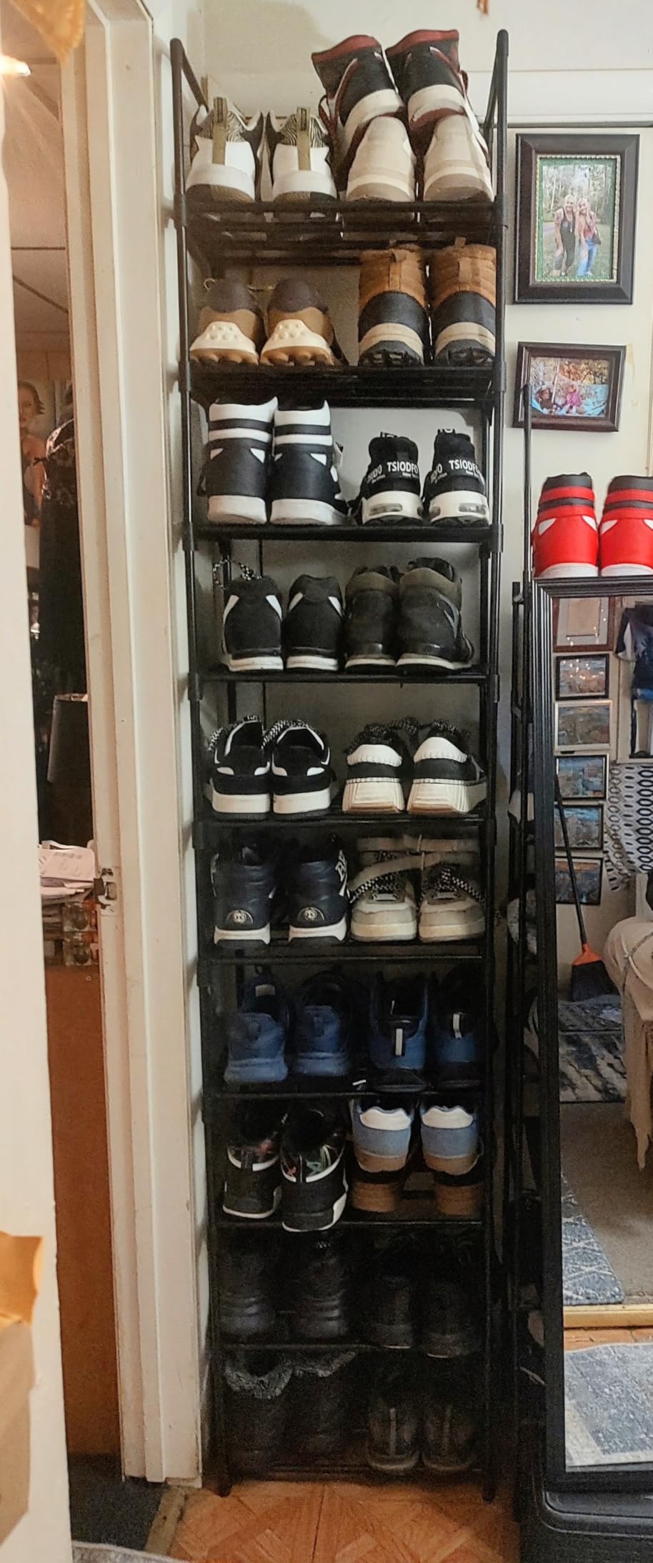 OYREL Shoe Rack - Sturdy Metal Shoes Storage Organizer for Closet, Entryway customer photo 2