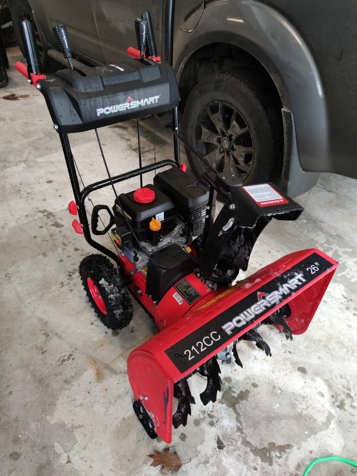 PowerSmart 26 Inch Snow Blower Gas Powered, 2-Stage 208cc B&S Engine with Electric Start, Led Light, Hand Warmer, Self Propelled BS26 customer photo 2