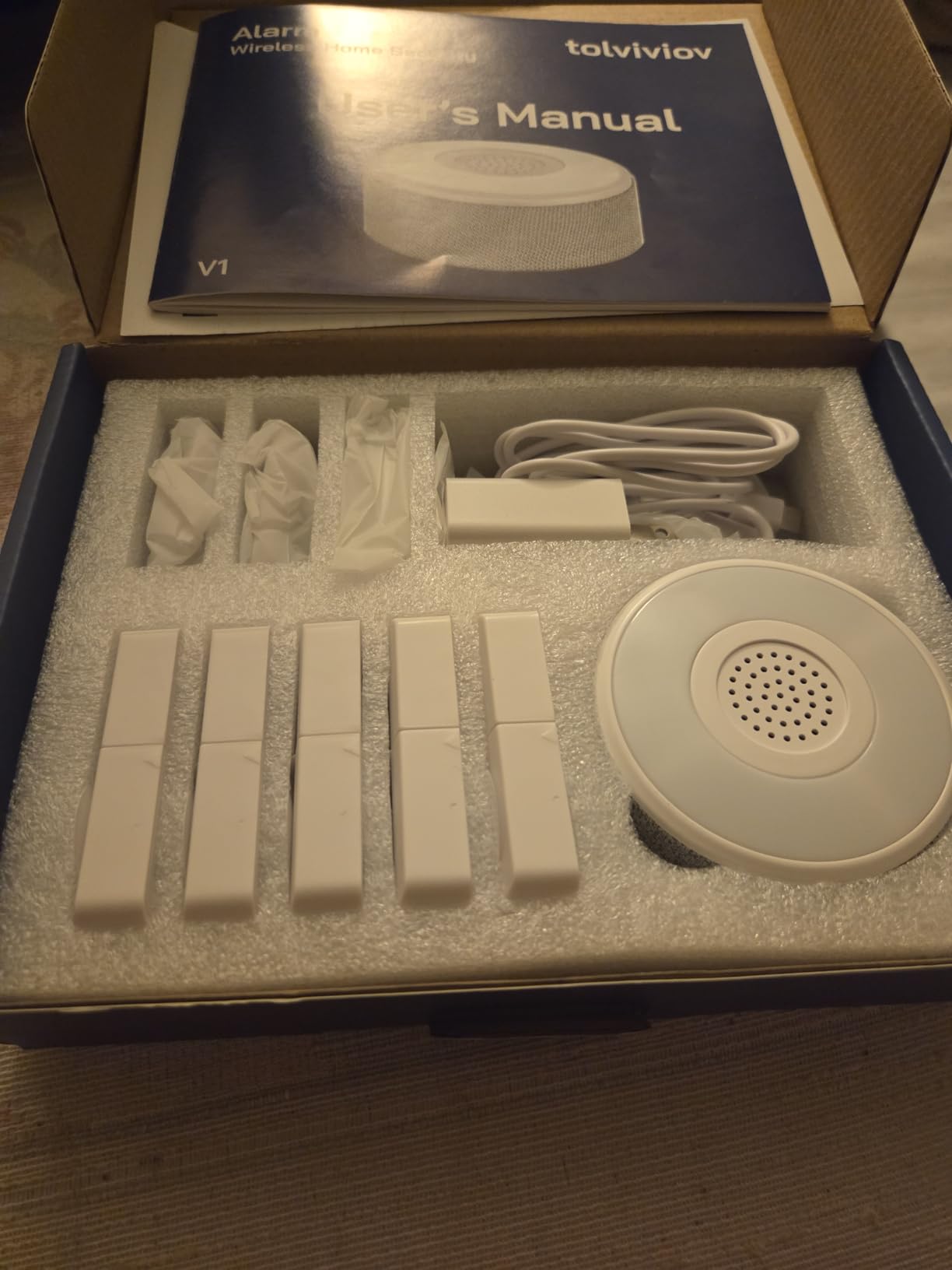 WiFi Door Alarm System, 8-Piece DIY Wireless Alarm Kit with Door Sensors customer photo 2