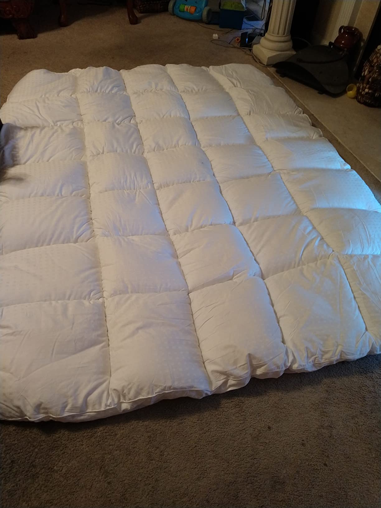 COHOME Queen Mattress Topper, Extra Thick Cooling Mattress Pad,Classic customer photo 1