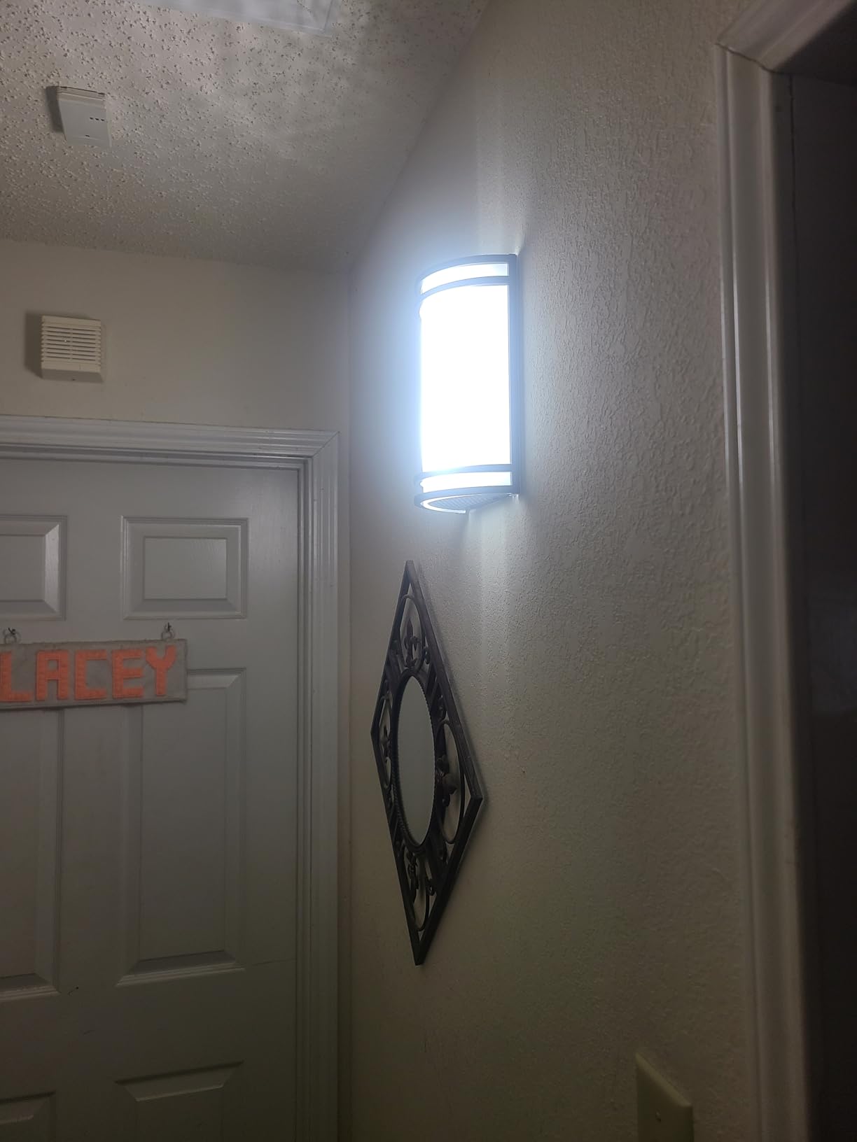 ASD Indoor LED Wall Sconce Lights, Brushed Nickel 3000/4000/5000K ETL customer photo 1