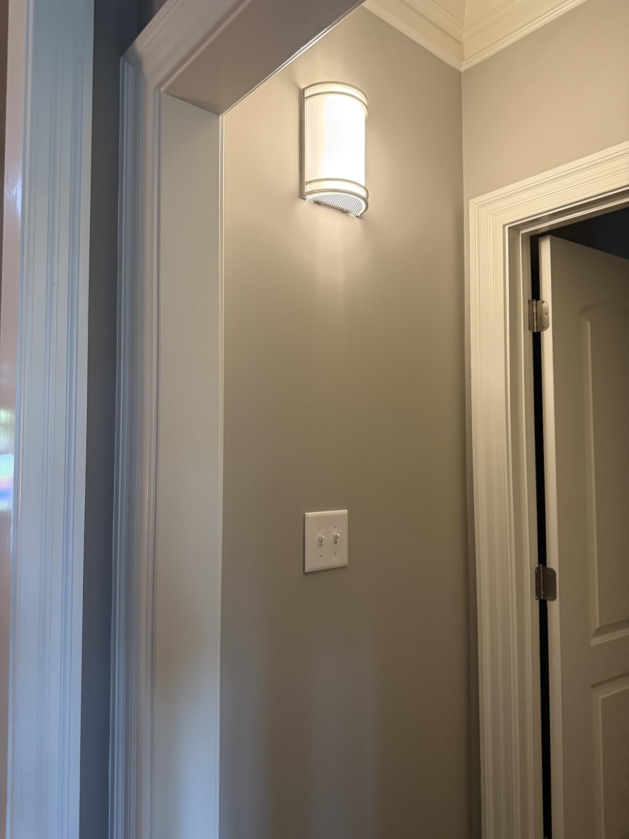 ASD Indoor LED Wall Sconce Lights, Brushed Nickel 3000/4000/5000K ETL customer photo 2