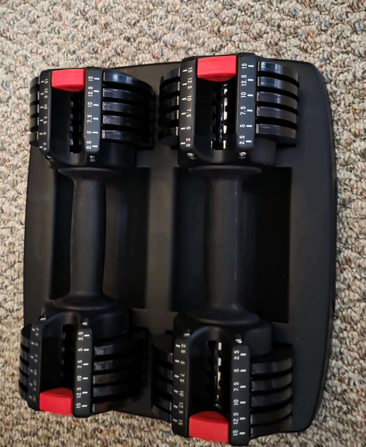 Lifepro Adjustable Dumbbells & Weights for Home Gym, Quick-Adjust customer photo 1