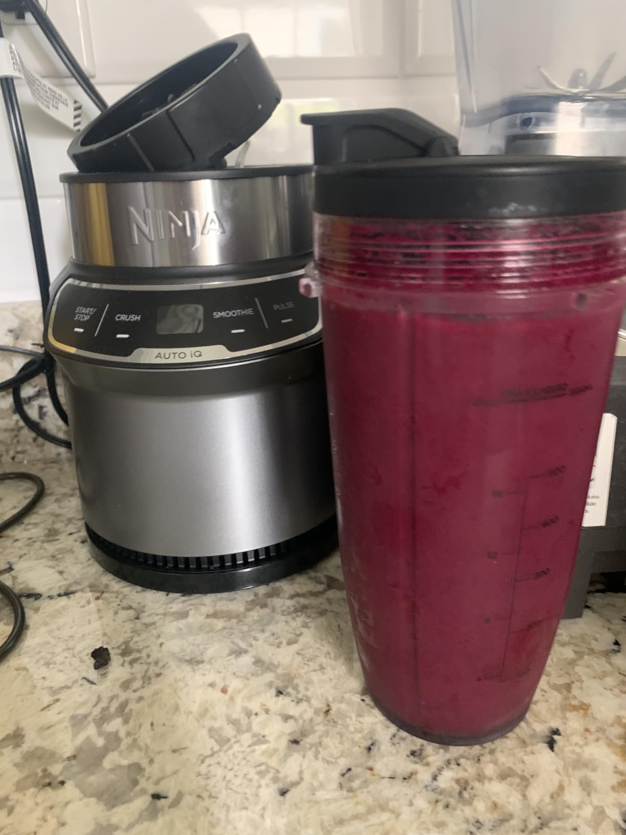 Ninja Nutri-Blender Pro with Auto iQ, 1100PW, (2) 24oz Cups, BN401 customer photo 1