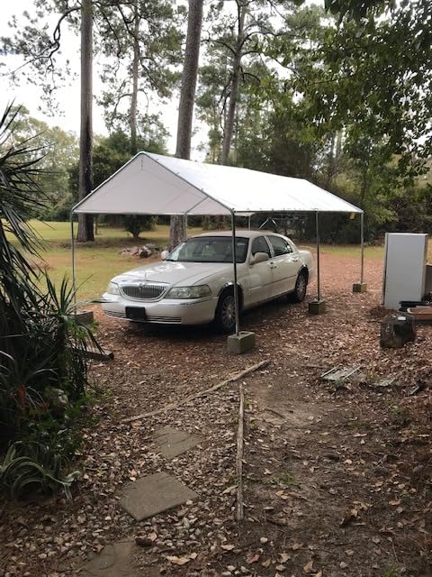 Outsunny 10'x20' Carport Outdoor Heavy Duty Galvanized Car Canopy Gray | Party Tent, Anchor Kit, 3 Reinforced Steel Cables customer photo 2