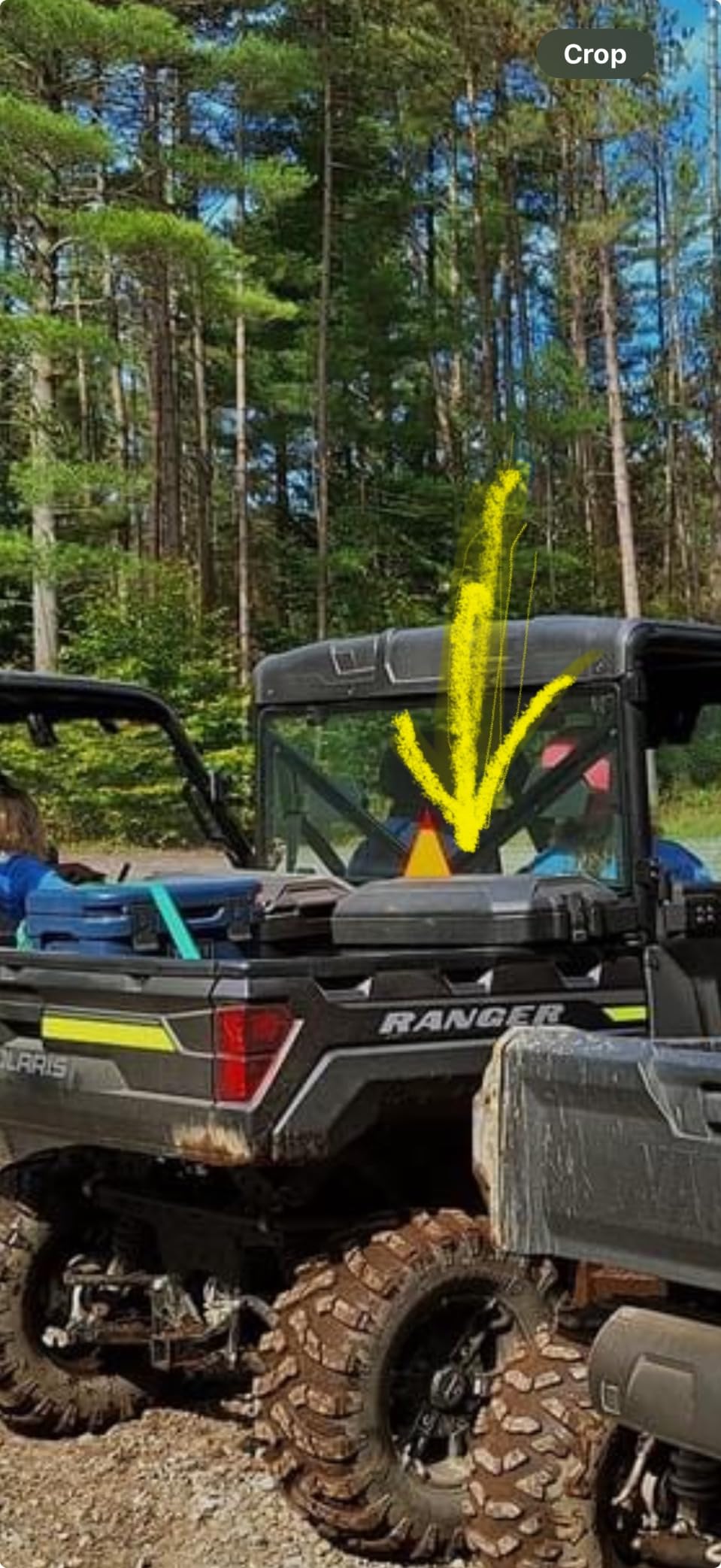 KEMIMOTO UTV Bed Storage Box, 45.3L/11.9GAL Large Capacity Cargo Box customer photo 2