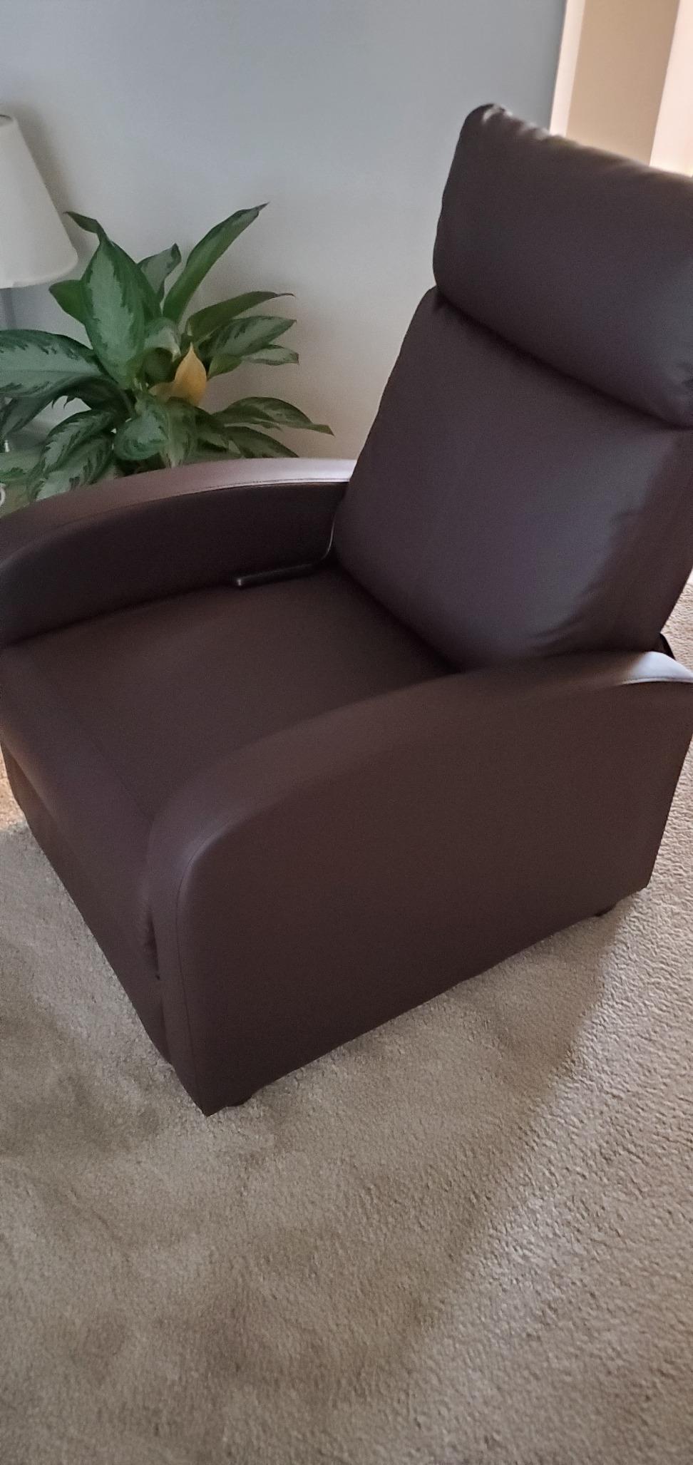 Devoko Massage Recliner Chair Reclining Sofa Pu Leather Living Room Chair customer photo 2