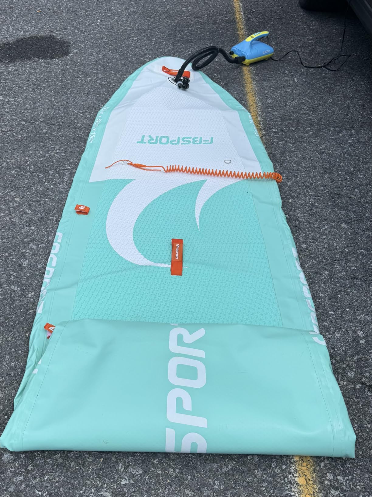 FBSPORT 11' Premium Stand Up Paddle Board, Yoga Board with SUP Accessories & Carry Bag | Wide Stance, Surf Control, Non-Slip Deck, Leash, Paddle and Pump for Youth & Adult customer photo 2