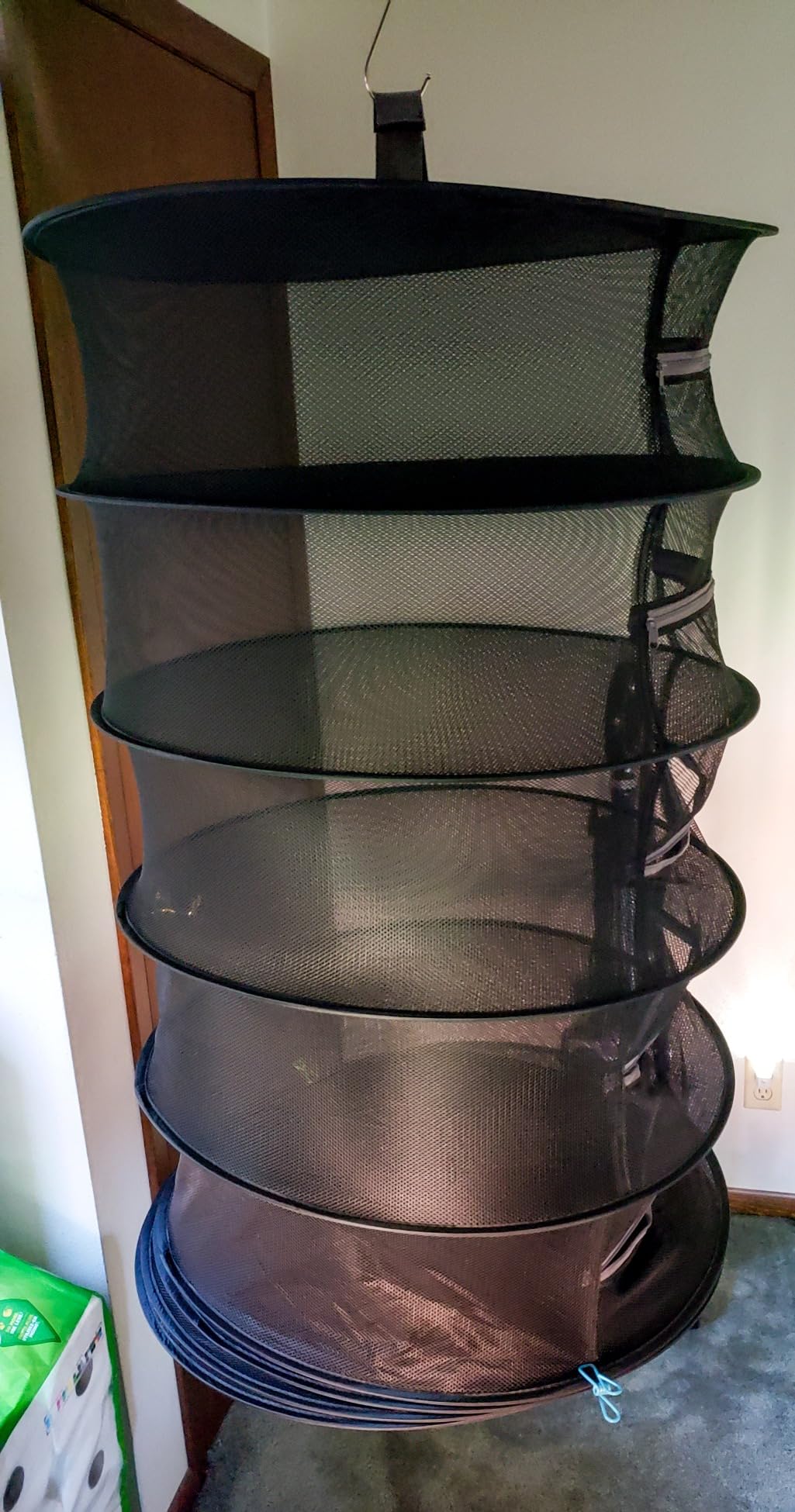 AC Infinity Herb Drying Rack 6-Layer, Collapsible Mesh Hanging Dryer Net customer photo 1