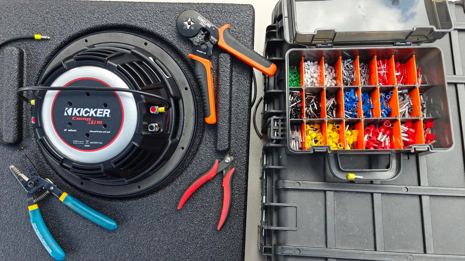 SOMELINE Ferrule Crimping Tool Kit, AWG 24-8 with 23 Sizes Wire Ferrules customer photo 2