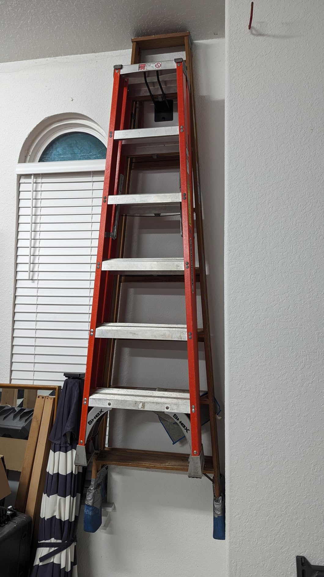 StoreYourBoard Heavy Duty Ladder Hooks for Garage Wall, Holds 2 Ladders customer photo 2