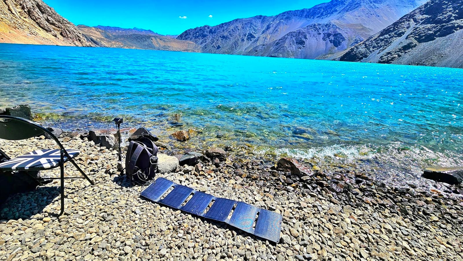FlexSolar 40W Foldable Solar Panel Charger, USB-C USB-A & DC Outputs | Waterproof portable solar charger for camping, hiking, backpacking; works with phones, power banks and tablets customer photo 2