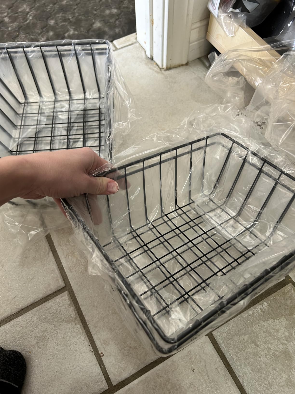 6 Pack Wire Baskets for Pantry Organization and Storage, Kitchen Organizer, 2 XXLarge & 2 XLarge & 2 Large customer photo 1