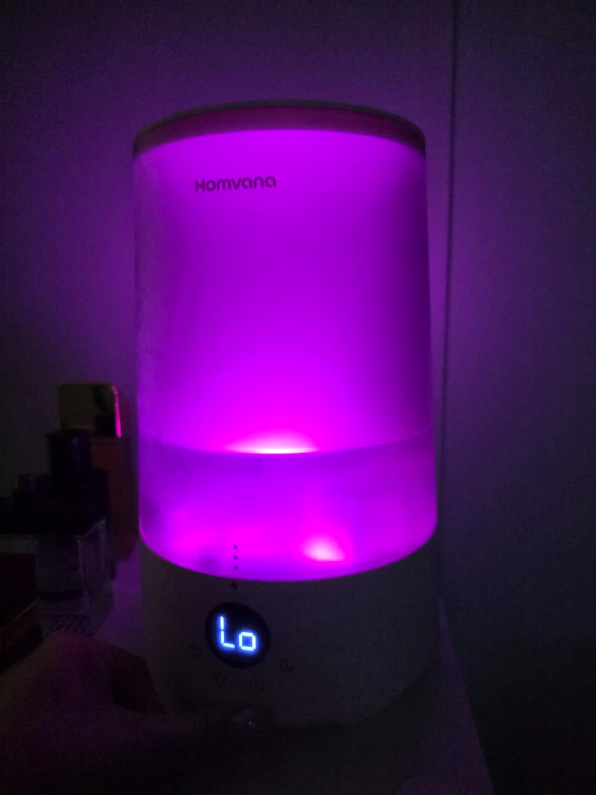 Homvana 3.6L Top-Fill Cool Mist Humidifiers for Bedroom, Large Room(Grey) customer photo 2