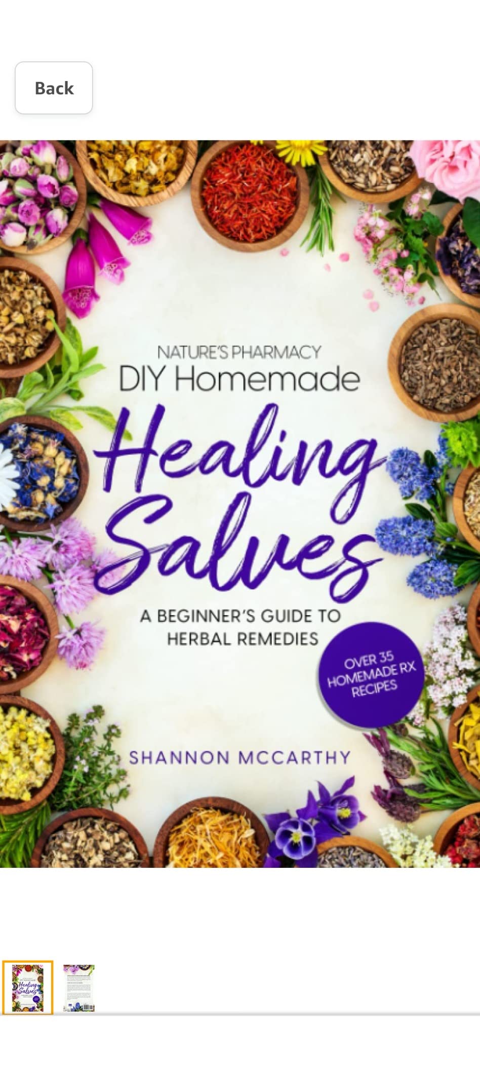 Nature’s Pharmacy DIY Homemade Healing Salves: A Beginner’s Guide to Herbal Remedies customer photo 2