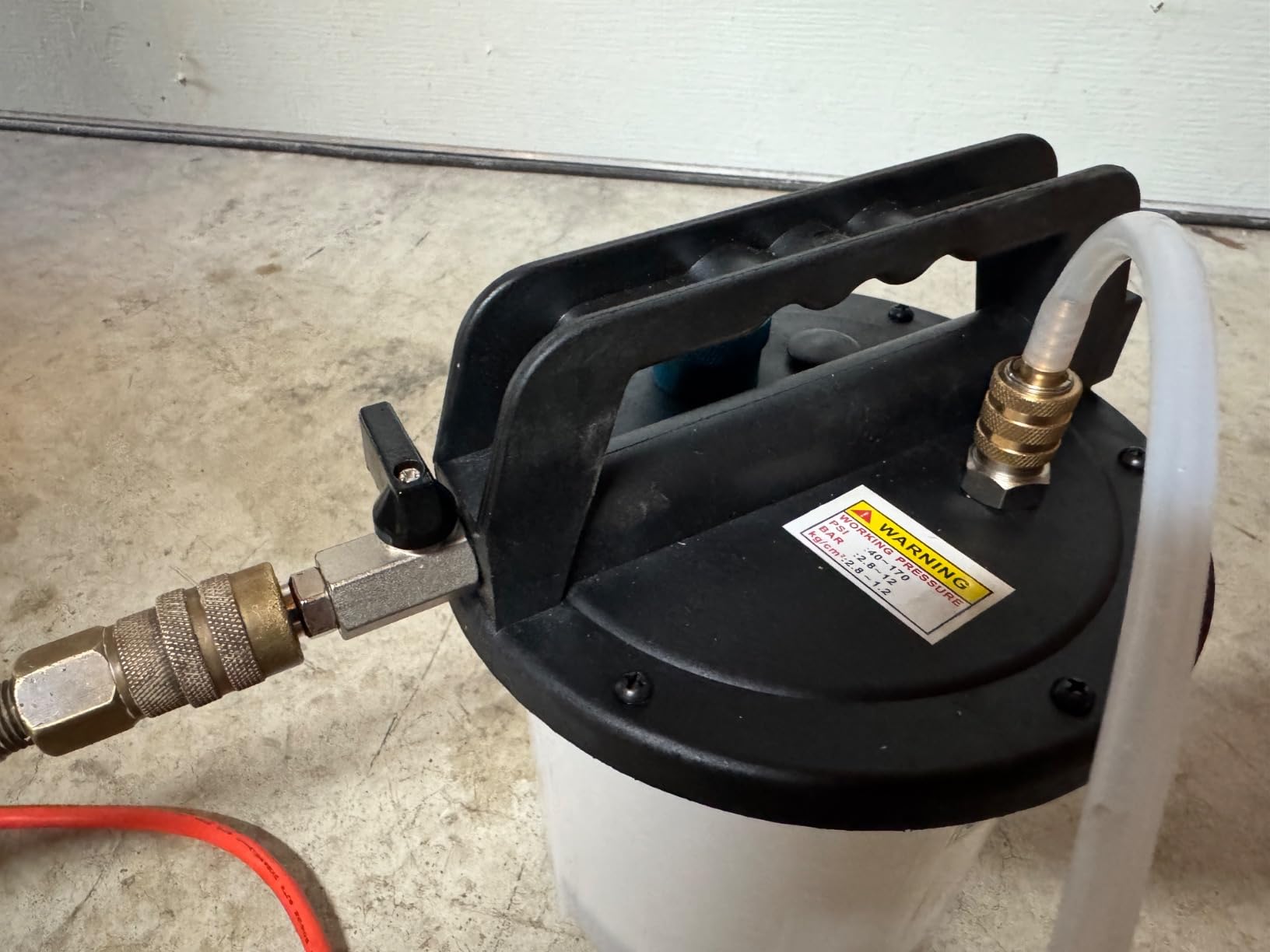 BILITOOLS 3L Universal Brake Bleeder Kit, Vacuum Brake Fluid Bleeding Tool customer photo 2