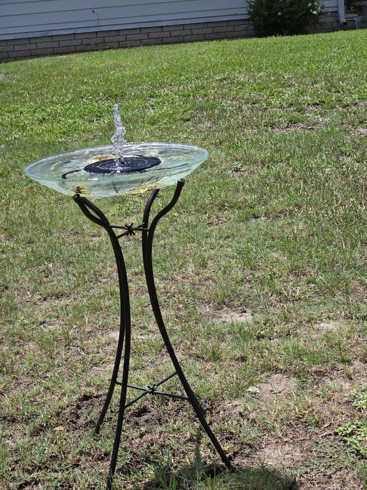 AISITIN 3.5W Solar Fountain Pump for Bird Bath Separated Design & 8 Nozzles | 3 Anti-Drift Brackets, Attracting Birds, Upgrade Filter, Floating DIY Solar Bird Bath Fountain for Garden Fish Tank Pond Yard customer photo 2