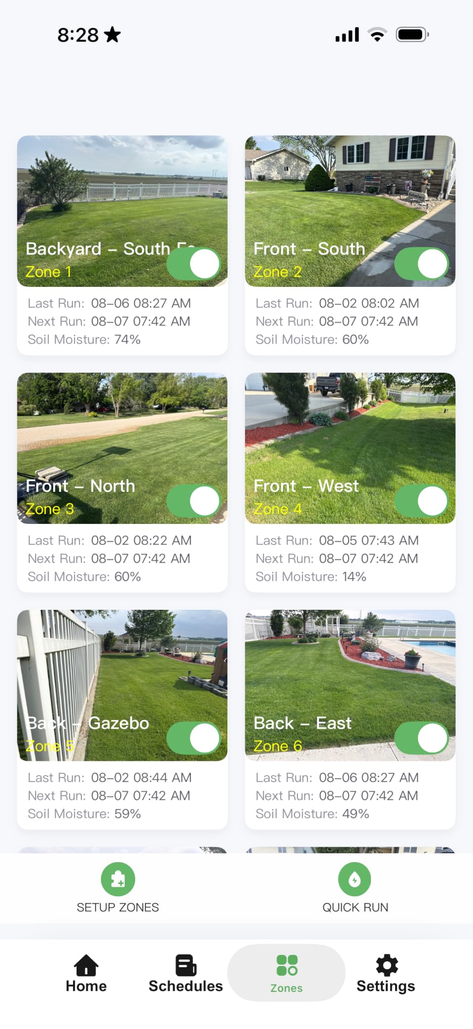 ImoLaza 8 Zone WiFi Smart Sprinkler Controller, ET Master Irrigation Timer customer photo 1