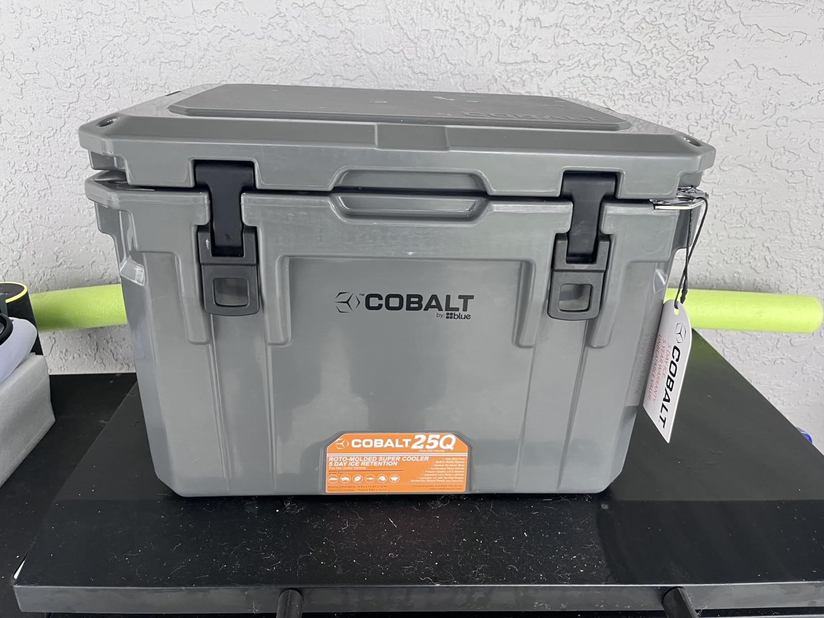 Cobalt 25 Quart Roto-Molded Super Ice Cooler | Large Ice Chest with Long Term Ice Retention | customer photo 1