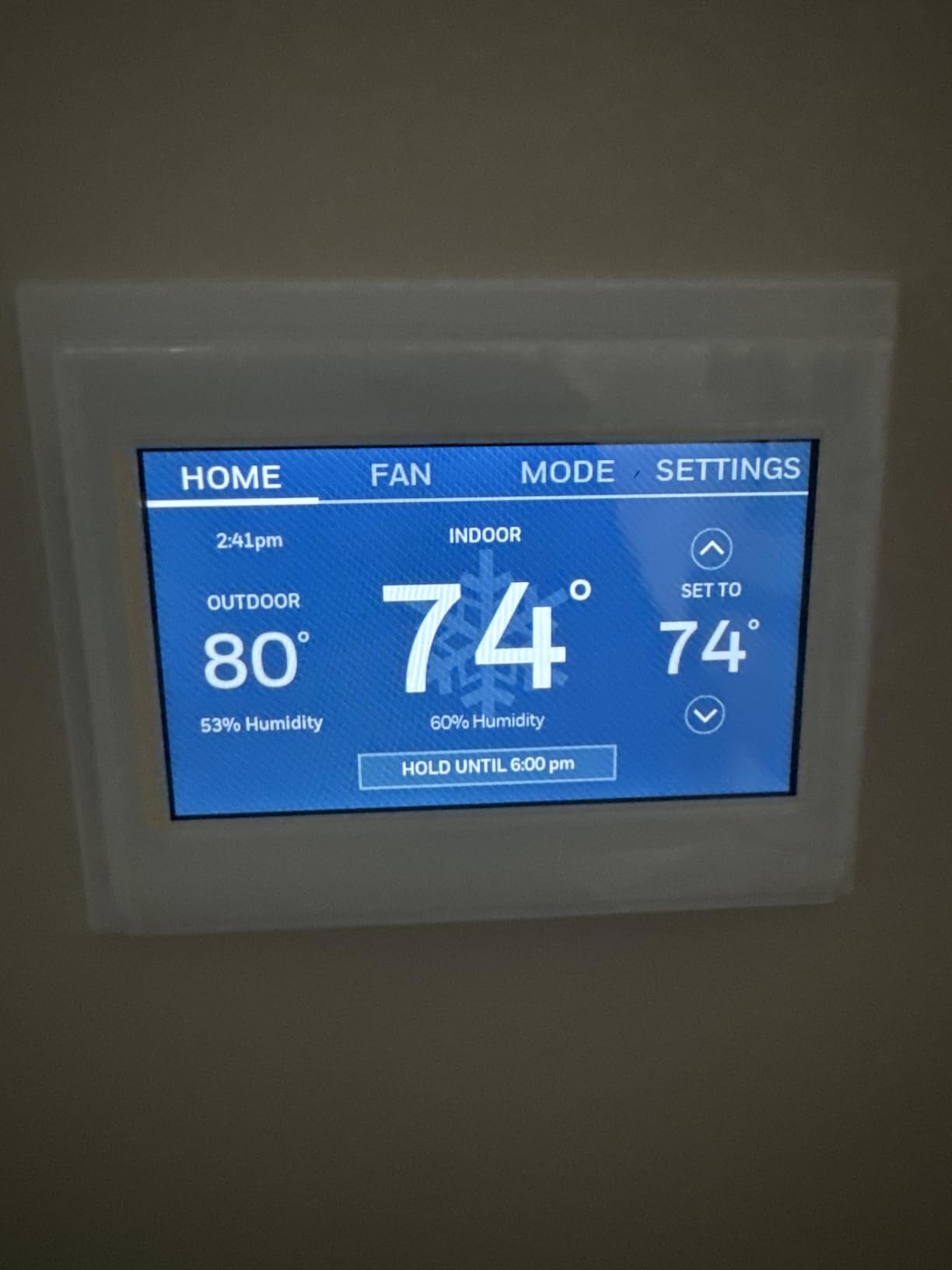 Honeywell Home RTH9600WF Smart Color Thermostat ENERGY STAR Wi-Fi Programmable Touchscreen Alexa Ready - C-Wire Required customer photo 1