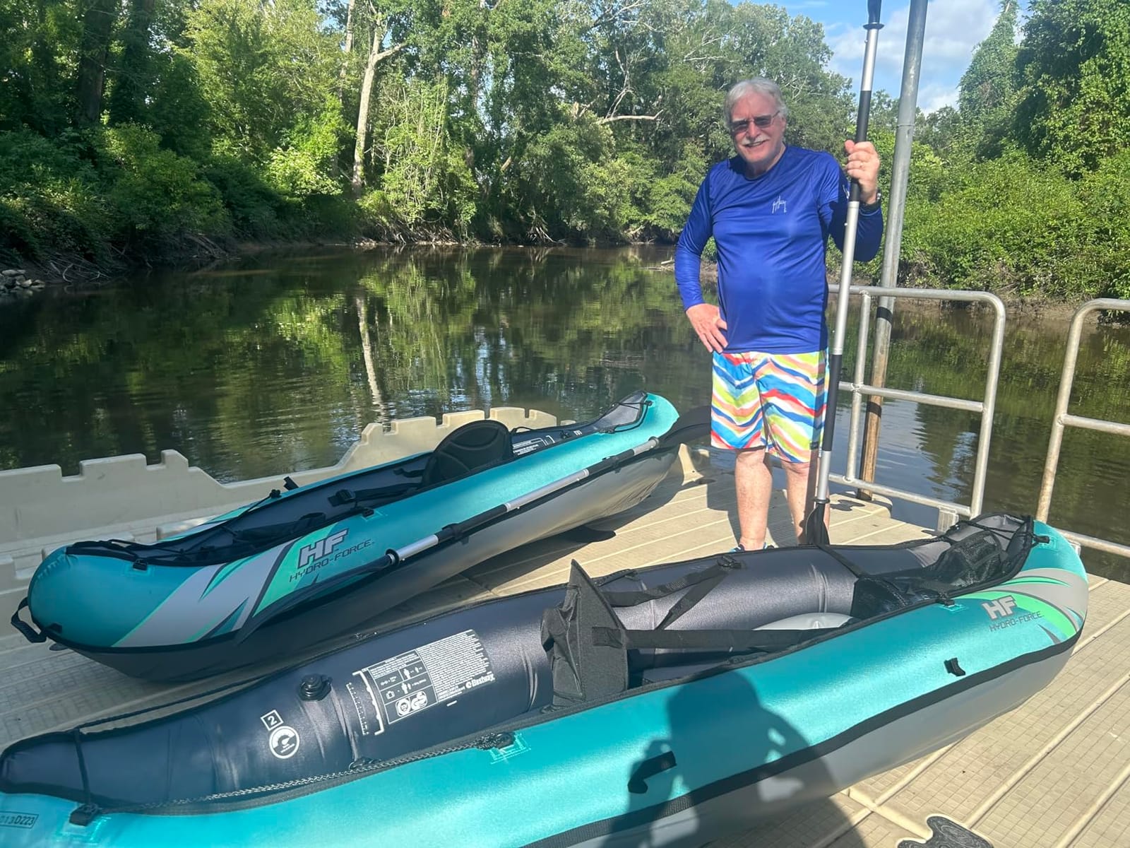 Bestway Hydro Force Inflatable Kayak Set | Includes Seat, Paddle, Hand Pump, Storage Carry Bag | Great for Adults, Kids and Families customer photo 2