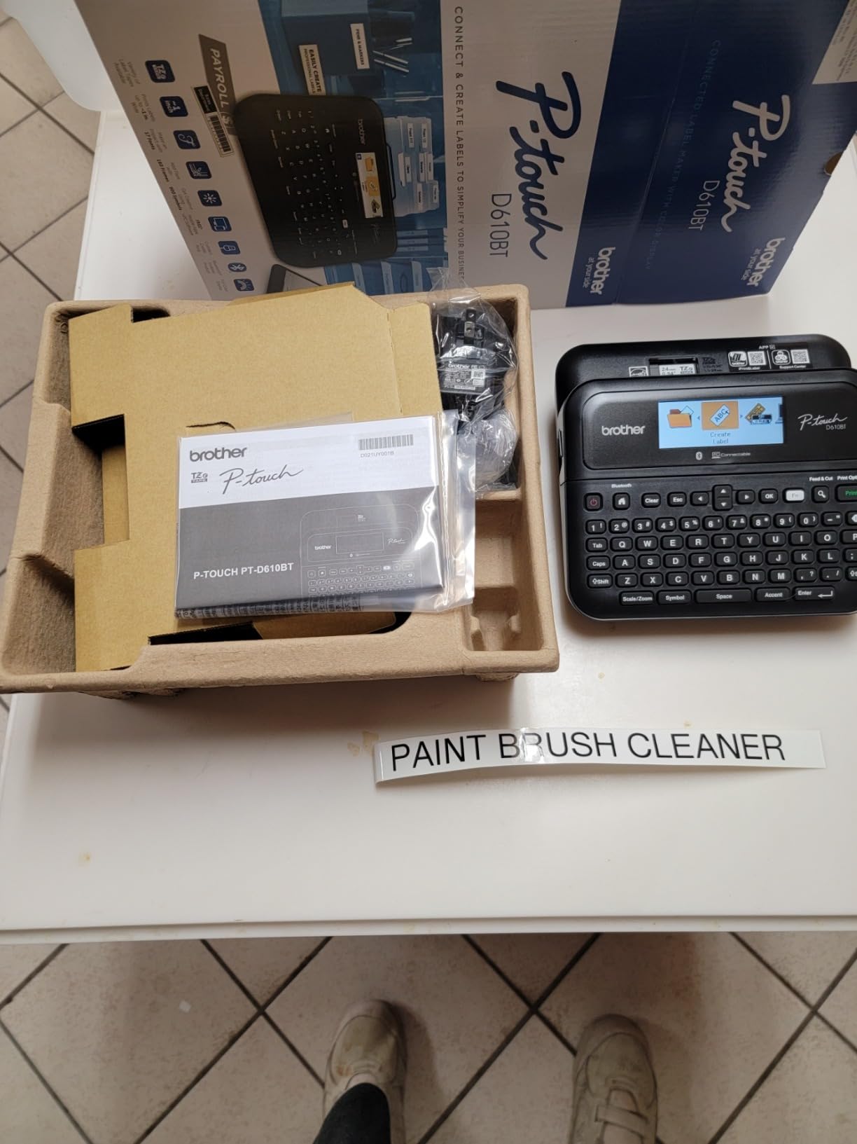 Brother P-Touch PT-D610BT Business Professional Connected Label Maker with Bluetooth® customer photo 2