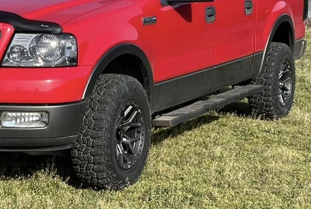 RockTrix RT107 20 inch Wheel for 2004-2026 Ford F150, 20x9 6x135 Rims -12mm Offset, 4.5in Backspacing, Matte Black, 2500 lb Weight Rating, Also compatible with Bronco Raptor F150 Lightning customer photo 1