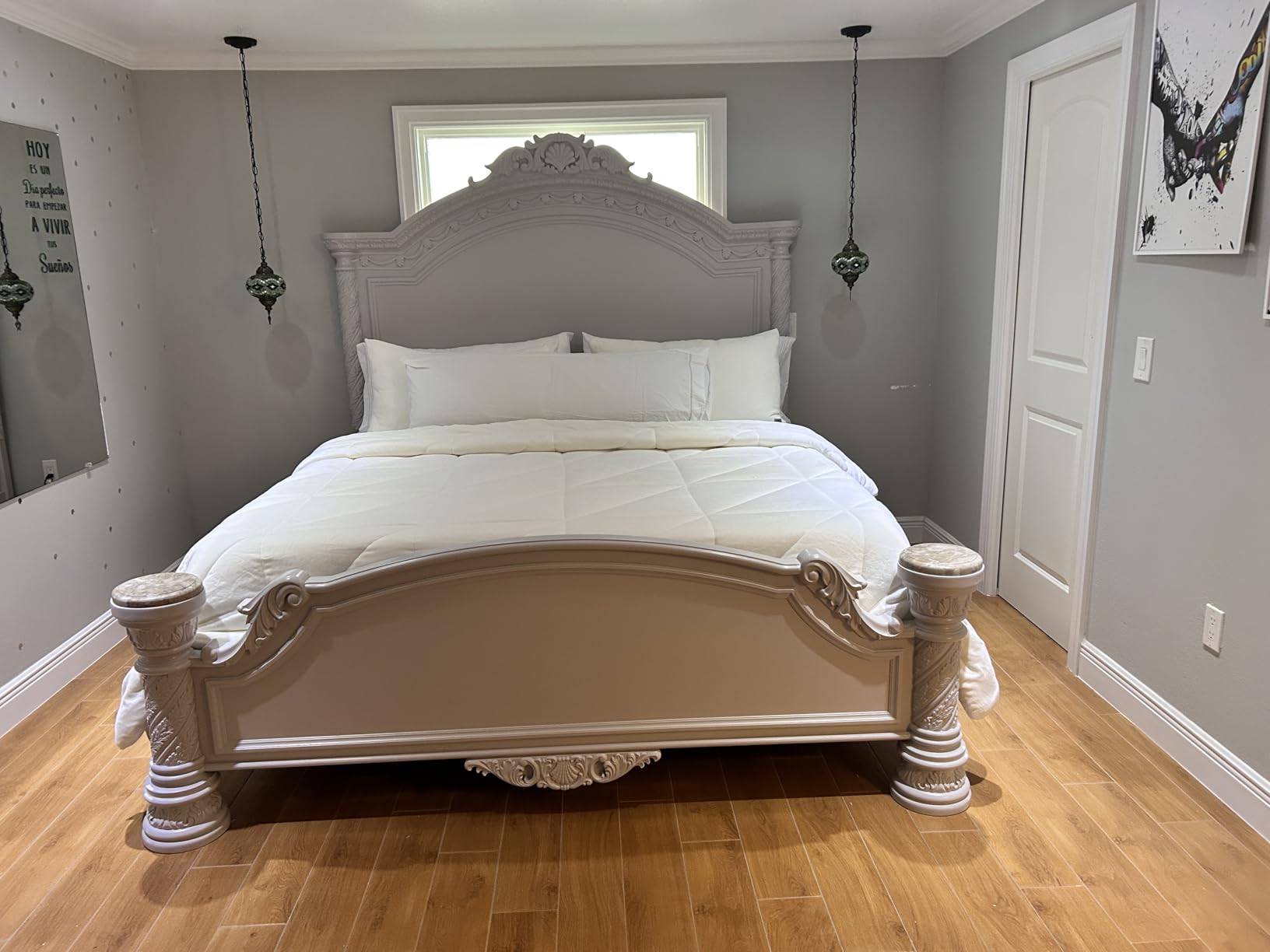 ESHINE Adjustable Bed Frame + 14