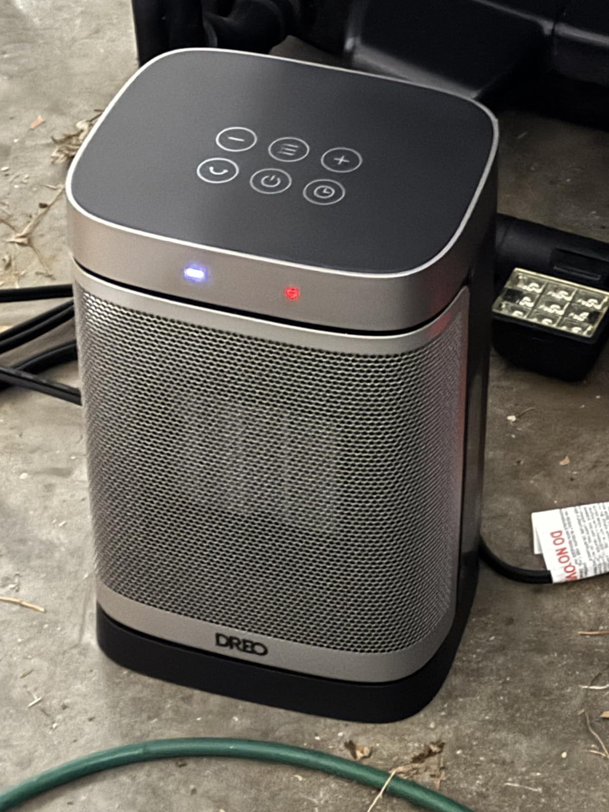 DREO Atom One Space Heater with Remote, 70°Oscillating Electric Heaters with Digital Thermostat, 1500W PTC Ceramic Heater, 12h Timer, Quiet Safety Heating, Portable Heater for Home Office customer photo 2